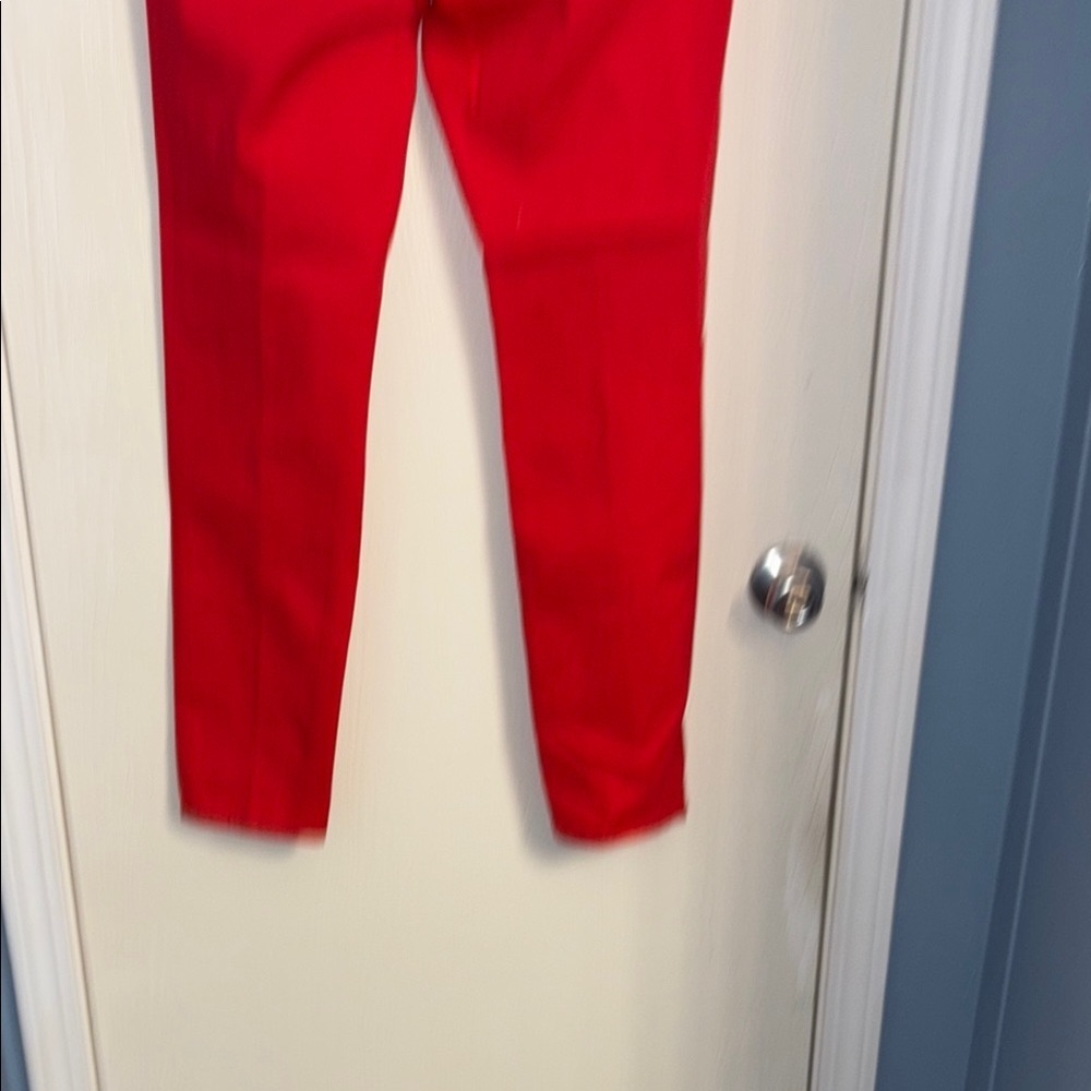 1st Kiss Red Skinny Pants - Picture 5 of 7